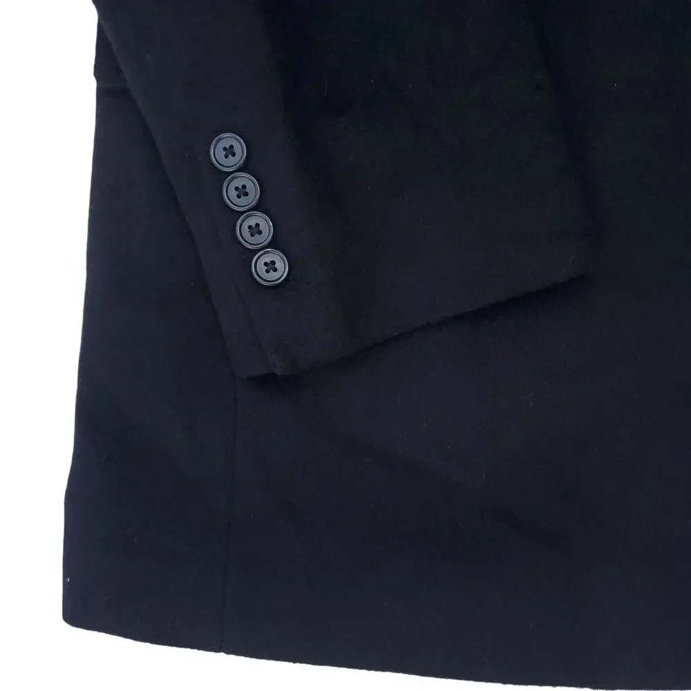 Jos A Bank Black Camel Hair Blazer Jacket Sport Coat Modern Gentleman 44L